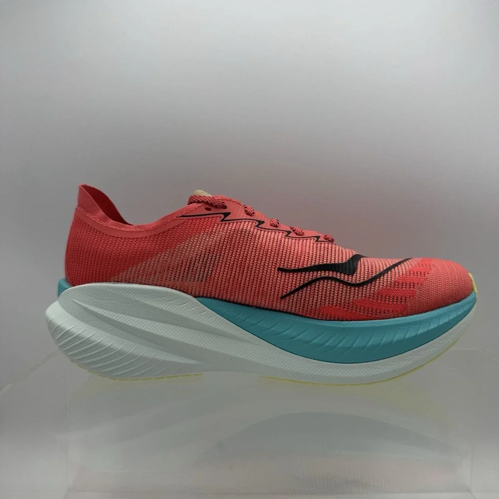 Brand New Hoka One One Mach X 2 1155119 GFRT Coral Teal Running Men's Size 9.5